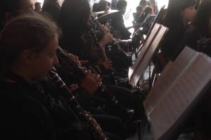 Musika Eskola en el Alarde de Clarinetes de Legazpi
